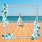 9.8ft Silver Wedding Arch, Metal Framework Heavy Duty Photography Backdrop Stand